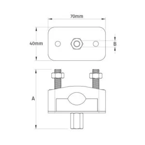 Insulated-Lightning-Conductor-Cable-Holder-with-Connector