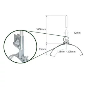 Ridge-Tile-Air-Terminal-(Single-Bracket)