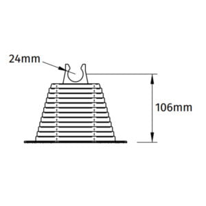 Insulated-Lightning-Conductor-Pyramid-Holdfast