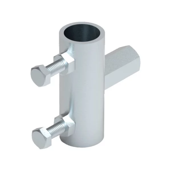 Air Terminal Mast Holder with Threaded Insert
