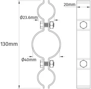 Insulated-Lightning-Conductor-Cable-Holder