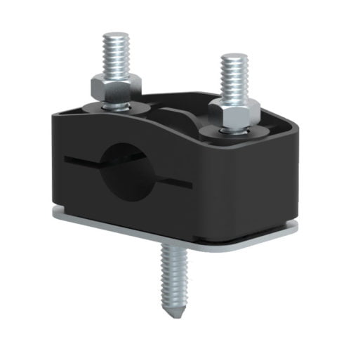 Insulated Lightning Conductor Cable Holder M8 Thread