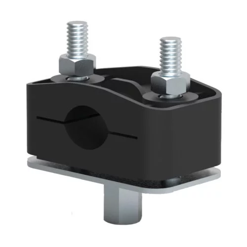 Insulated Lightning Conductor Cable Holder with Connector