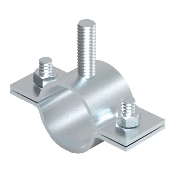 Mast or Pipe to Insulated Separation Bar Clamp