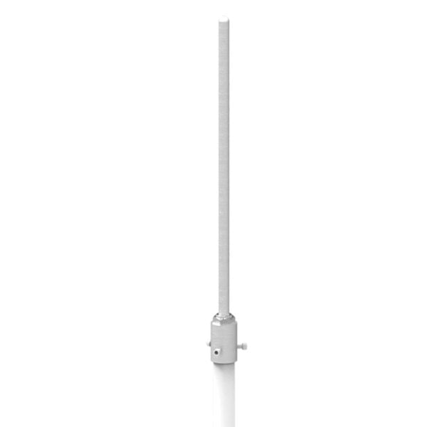 Insulated Lightning Conductor Wall Mounted Interception Mast - 3m to 4m high