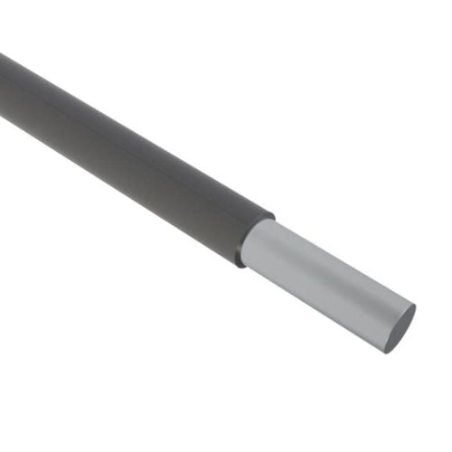 Kingsmill solid circular aluminium pvc covered