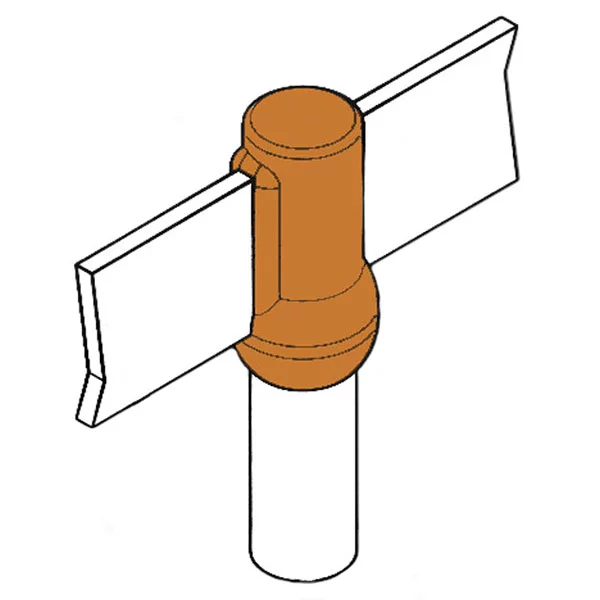kingsweld bar-to-vertical-ground-rod connection br-2