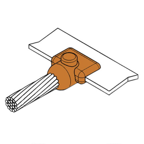 kingsweld horizontal cable-to-bar connection cb-4