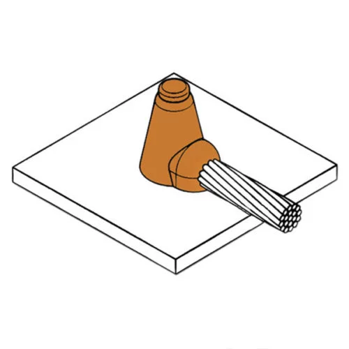 kingsweld horizontal cable-to-surface connection cs-8