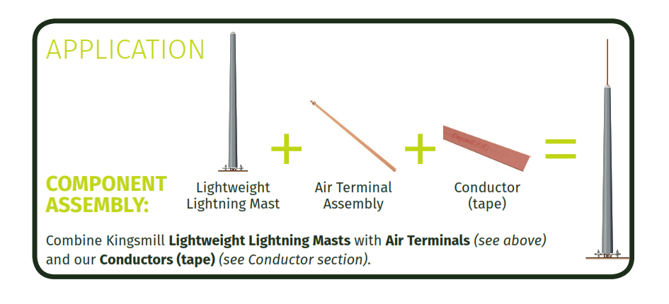 Lightweight Lightning Mast - Kingsmill Industries