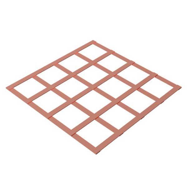 Kingsmill Lattice Copper Earth Mats