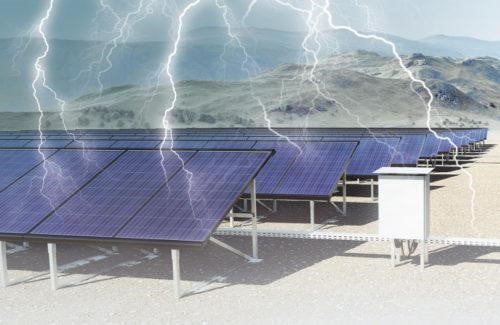 Lightning Protection for Solar Panels